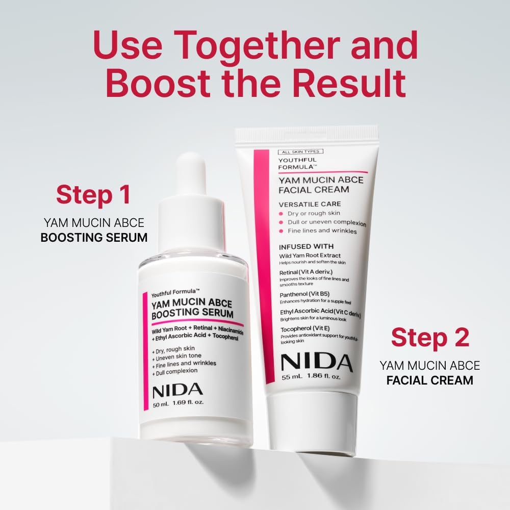 NIDA Youthful Formula Yam Mucin ABCE Boosting Serum 55ml