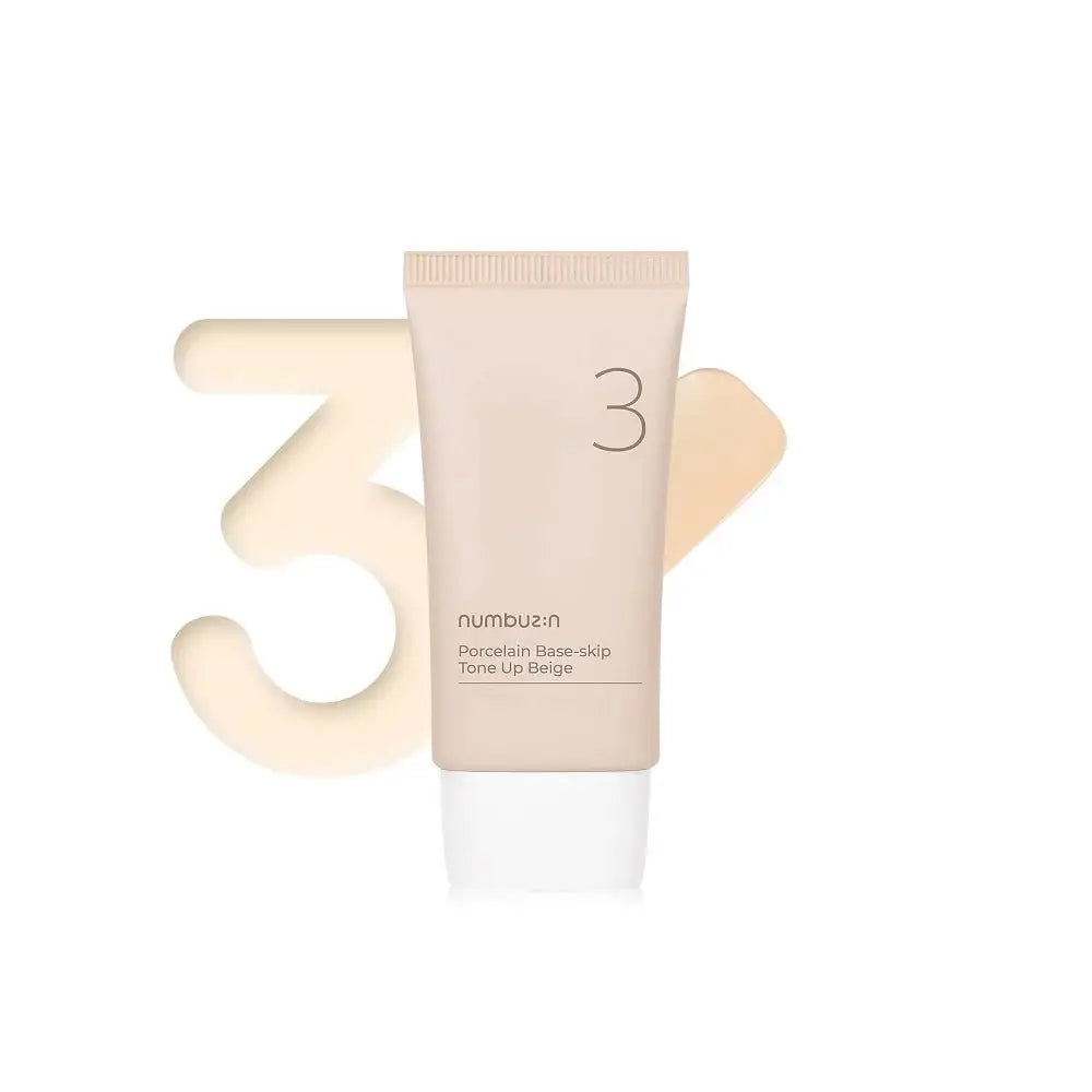 numbuzin No.3 Porcelain Base-Skip Tone Up Beige 50ml