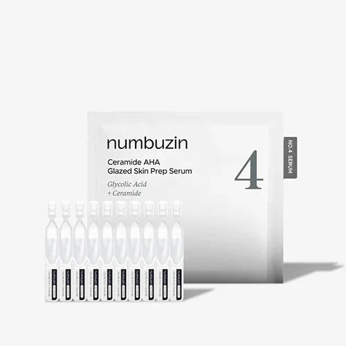 numbuzin No.4 Ceramide Aha Glazed Skin Prep Serum 1.3ml*10ea