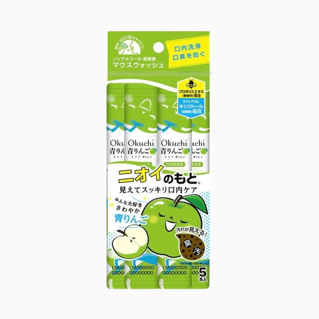 OKUCHI Green Apple Mouthwash 5pcs