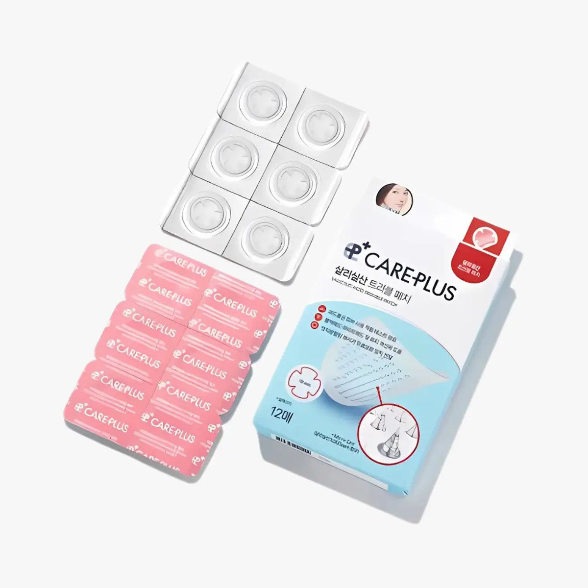 Olive Young Care Plus Salicylic Acid Trouble Patch 12pcs