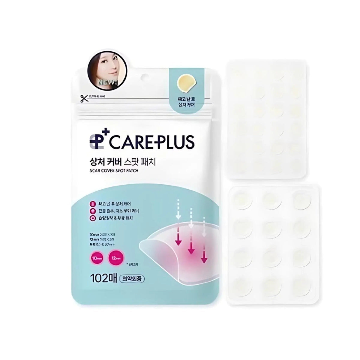 Olive Young Care+ PLUS Spot Cover / Scar Cover Patches (2 types)