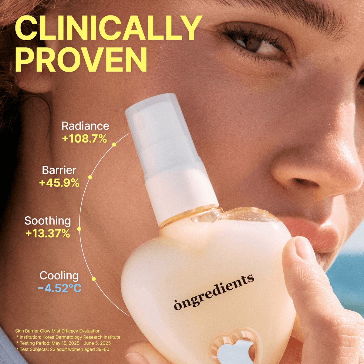Ongredients Skin Barrier Glow Mist Heart Edition 50ml