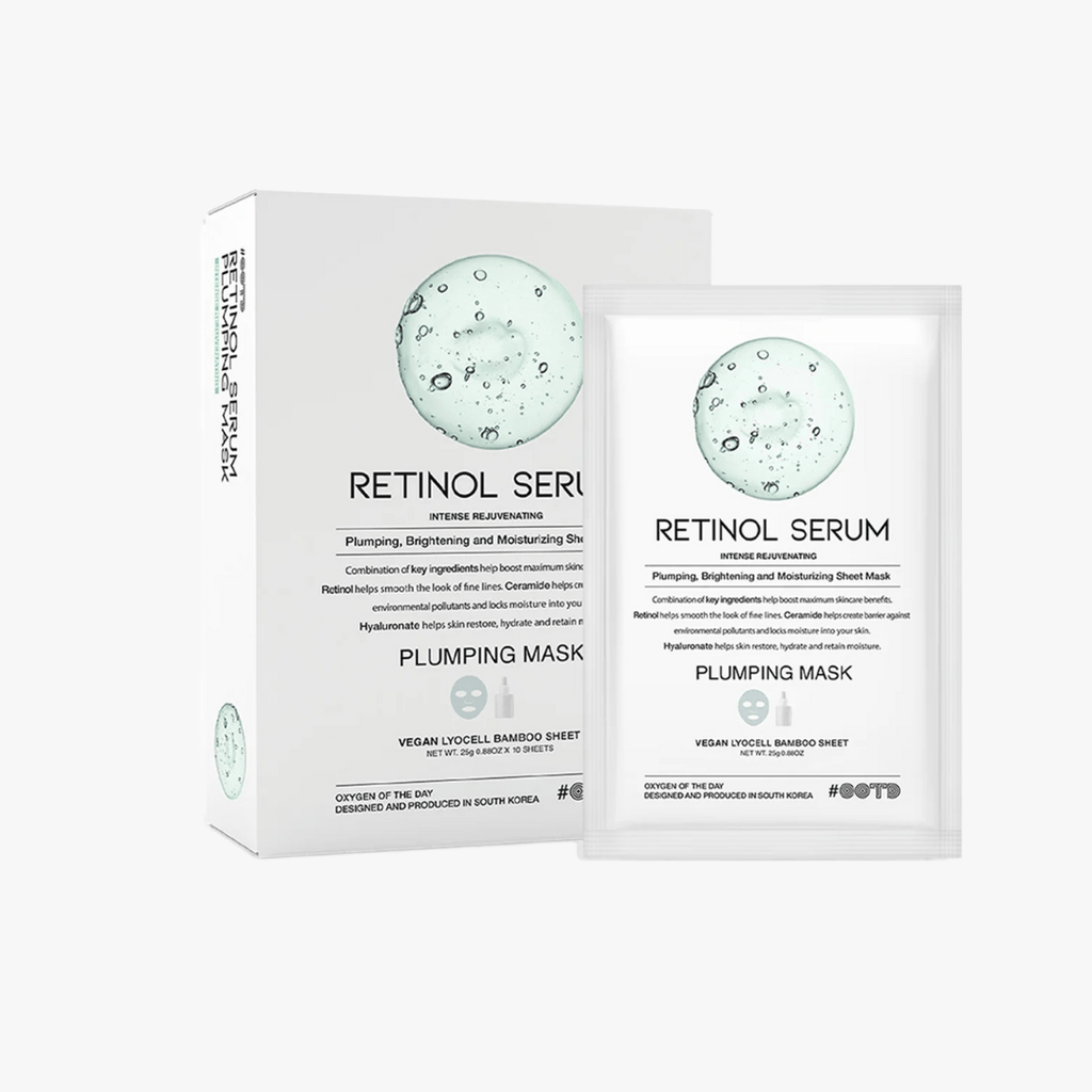 OOTD Retinol Serum Plumping Mask 10pcs