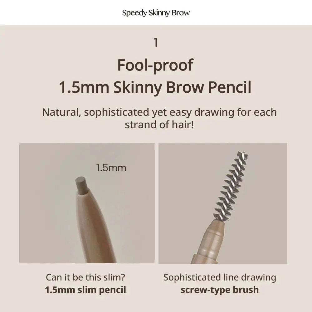 Peripera Speedy Skinny Brow (4 Colors)