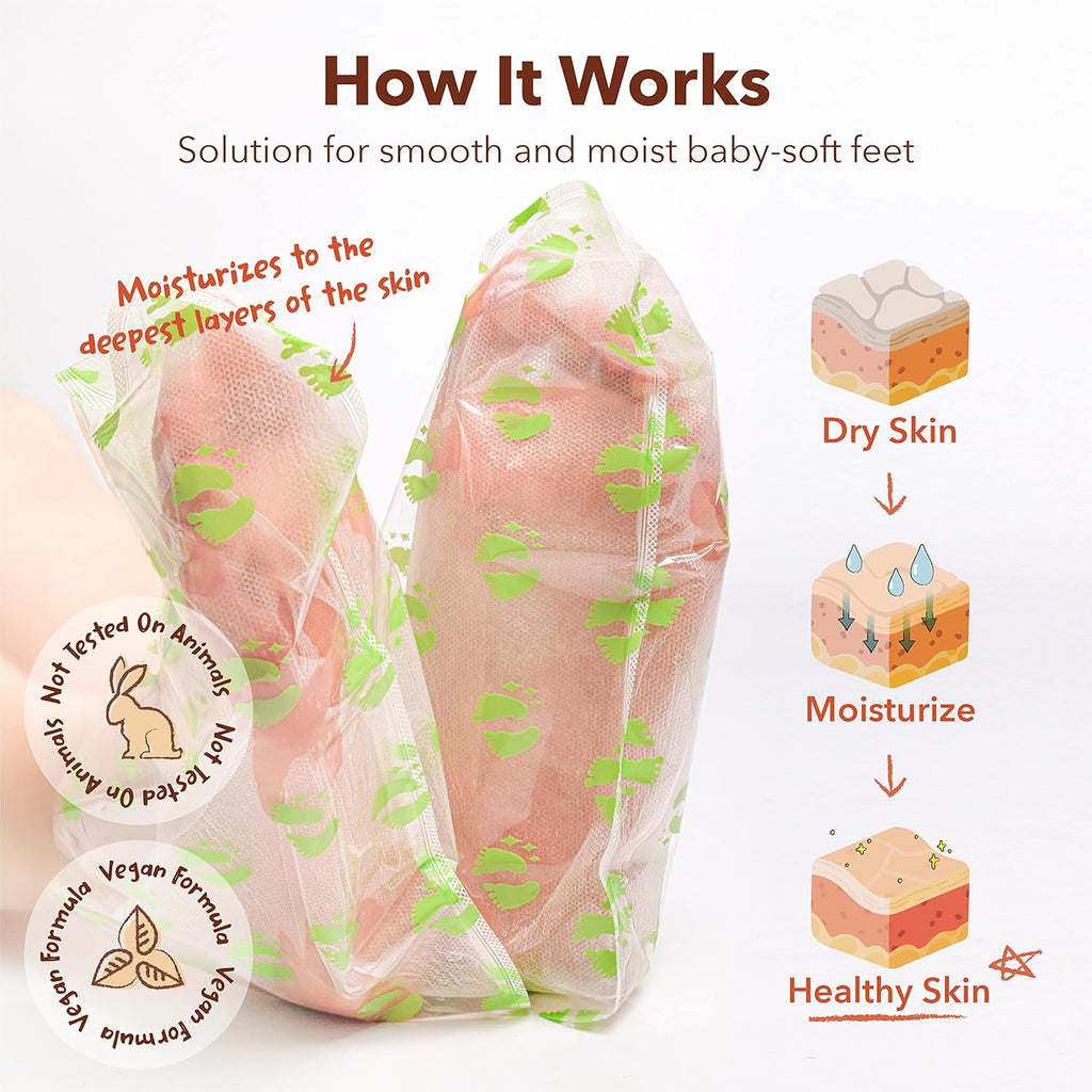PUREDERM Exfoliating Foot Mask 1pc