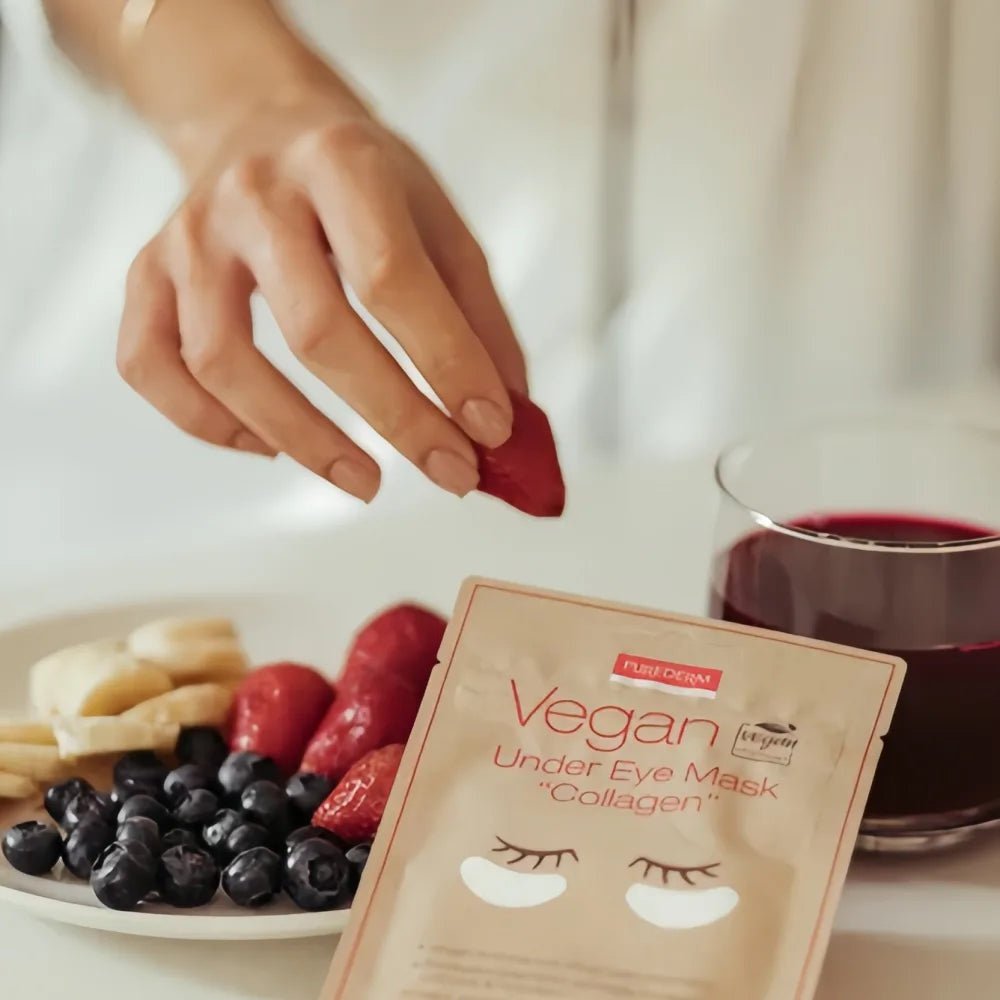 PUREDERM Vegan Under Eye Mask Collagen 30 sheets