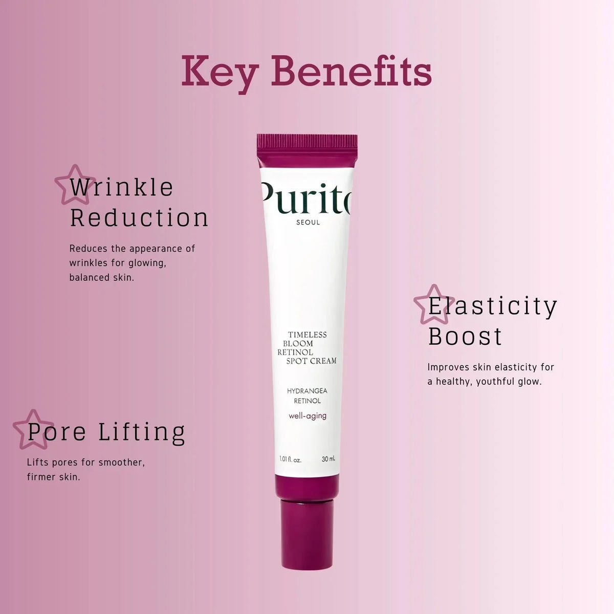 PURITO Timeless Bloom Retinol Spot Cream 30ml