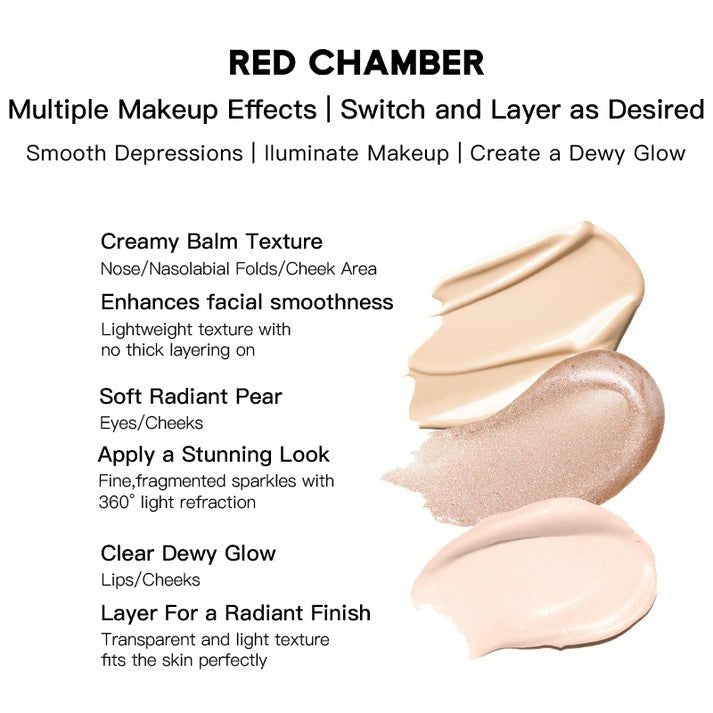 RED CHAMBER Haruki Tri-Color Multi-Purpose Highlighter Snow Song