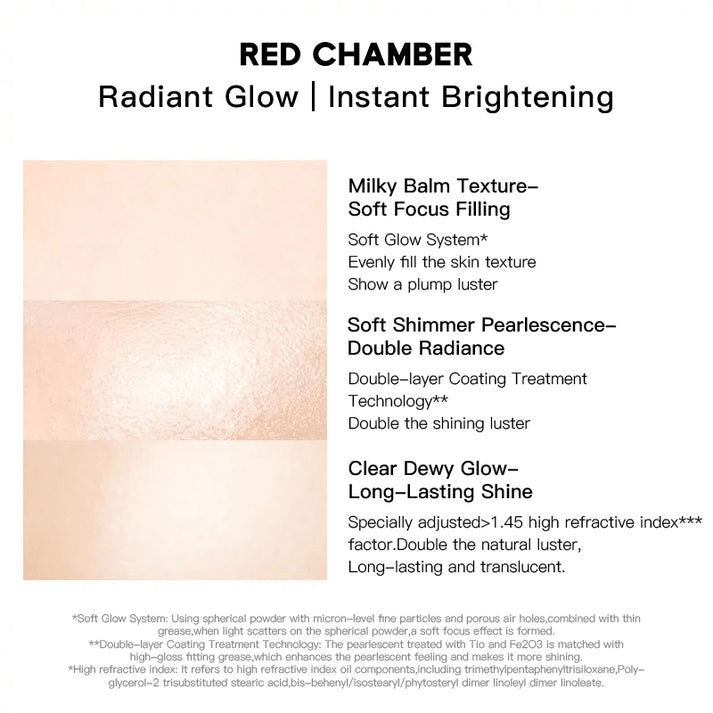 RED CHAMBER Haruki Tri-Color Multi-Purpose Highlighter Snow Song