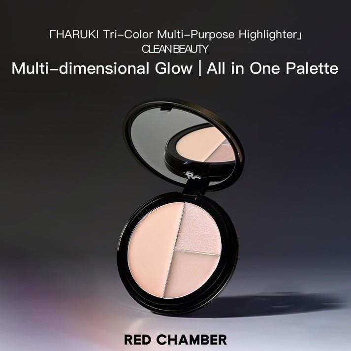 RED CHAMBER Haruki Tri-Color Multi-Purpose Highlighter Snow Song