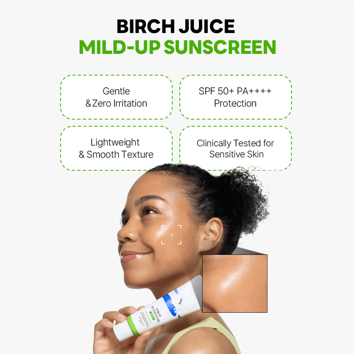 ROUND LAB Birch Juice Moisturizing Mild Up Sunscreen 50ml