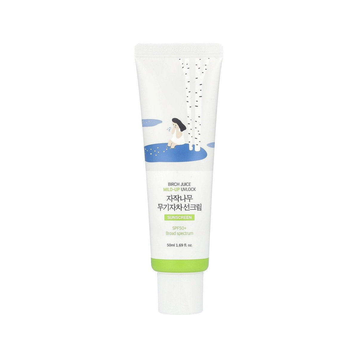 ROUND LAB Birch Juice Moisturizing Mild Up Sunscreen 50ml