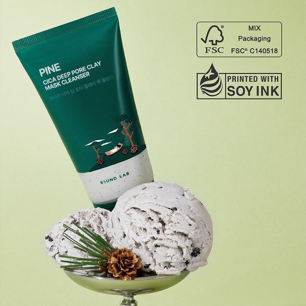 ROUND LAB Pine Cica Deep Pore Clay Mask Cleanser 150ml