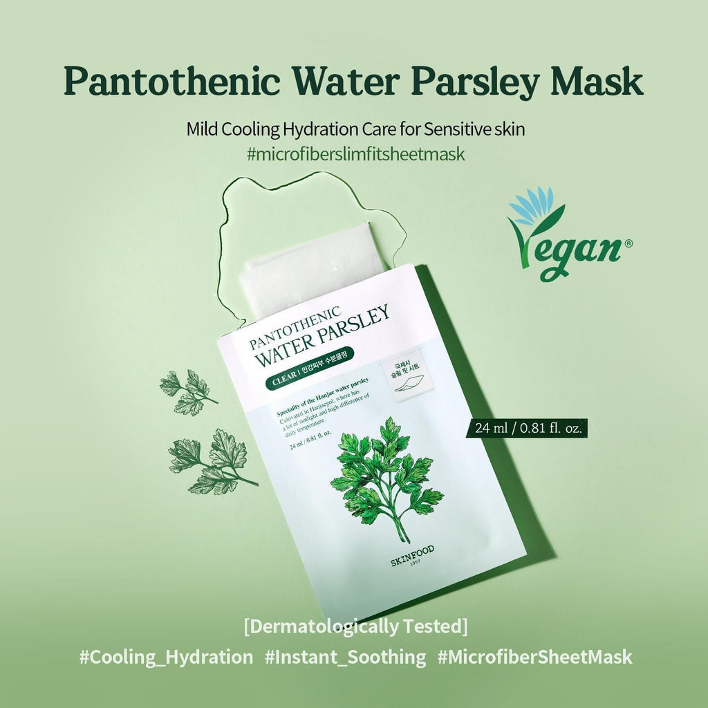 SKINFOOD Pantothenic Water Parsley Mask 1pc