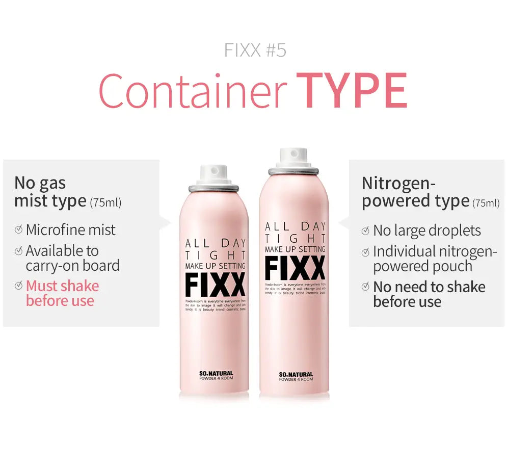 So Natural All Day Tight Make Up Setting Fixer (75ml/35ml)