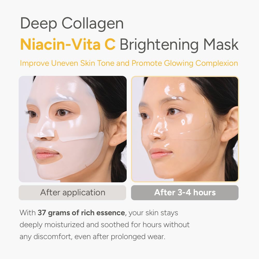 Sungboon Editor Deep Collagen Niacin Vita C Brightening Mask 4pcs