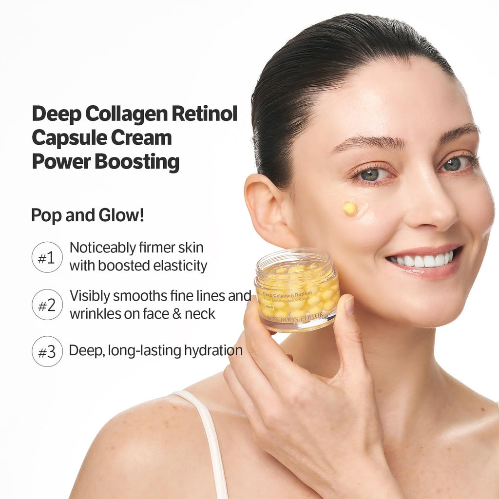 SUNGBOON EDITOR Deep Collagen Retinol Power Boosting Capsule Cream 50ml