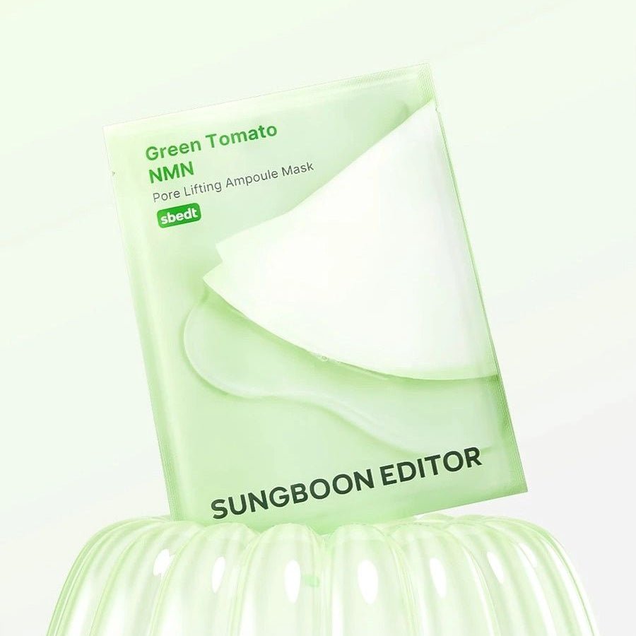 SUNGBOON EDITOR Green Tomato NMN Pore Lifting Ampoule Mask 1pc