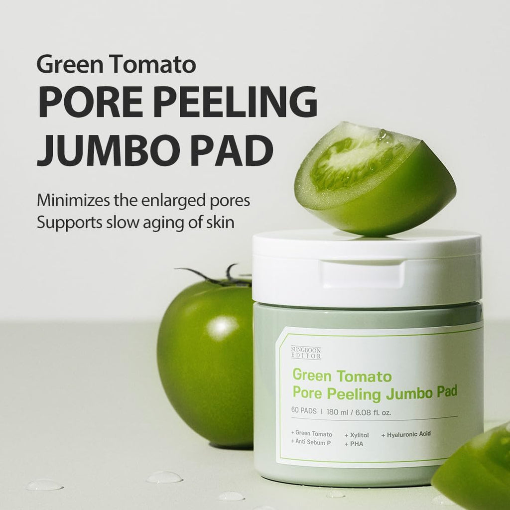 Sungboon Editor Green Tomato Pore Peeling Jumbo Pad 60pads