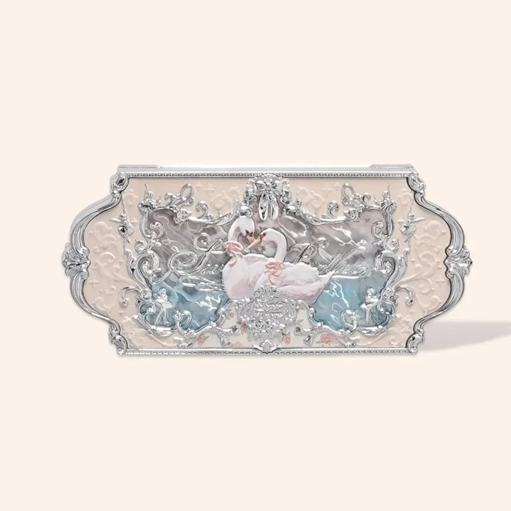 Flower Knows Swan Ballet Series Six Color Eyeshadow 01 White Swan