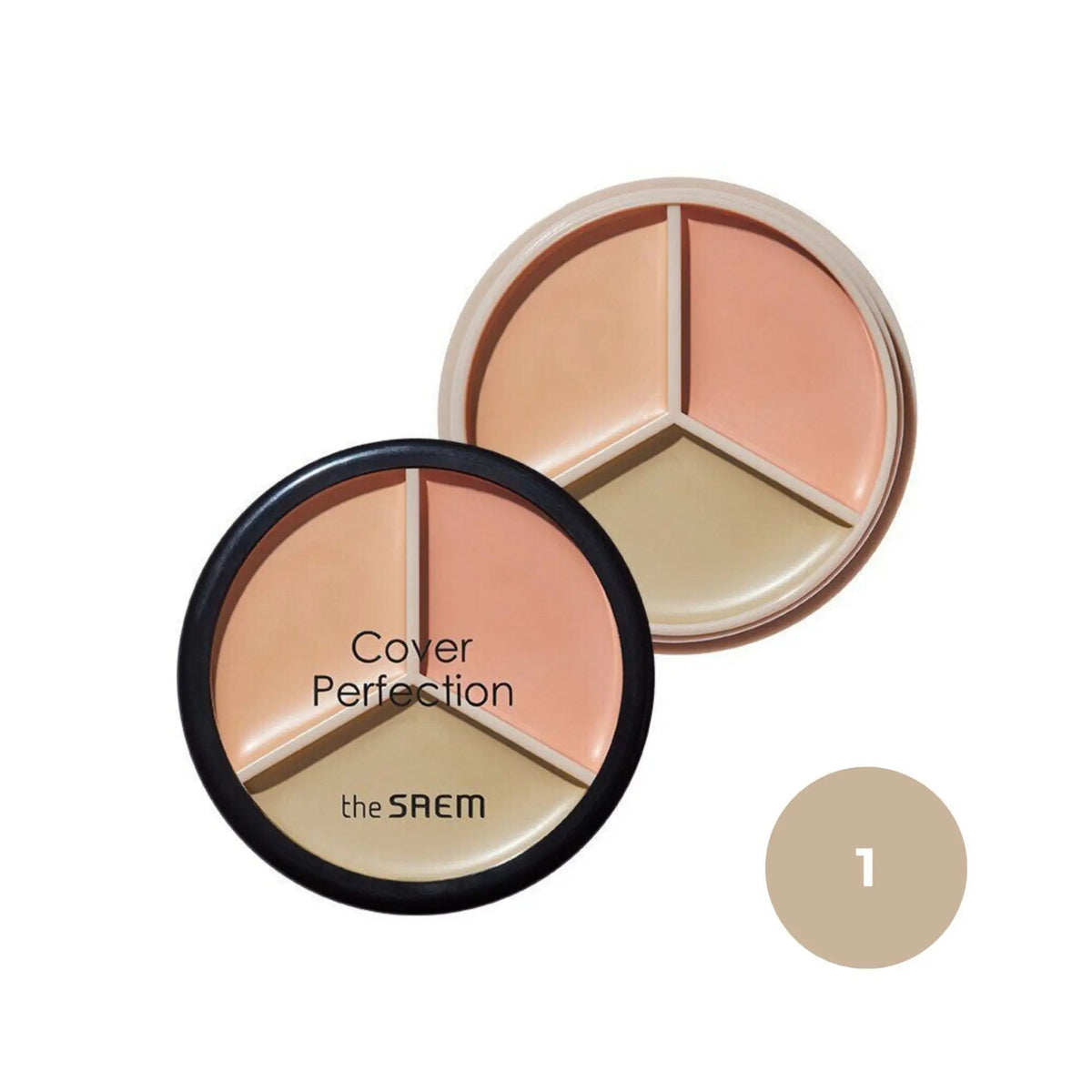 The Saem Cover Perfection Triple Pot Concealer (4 types)