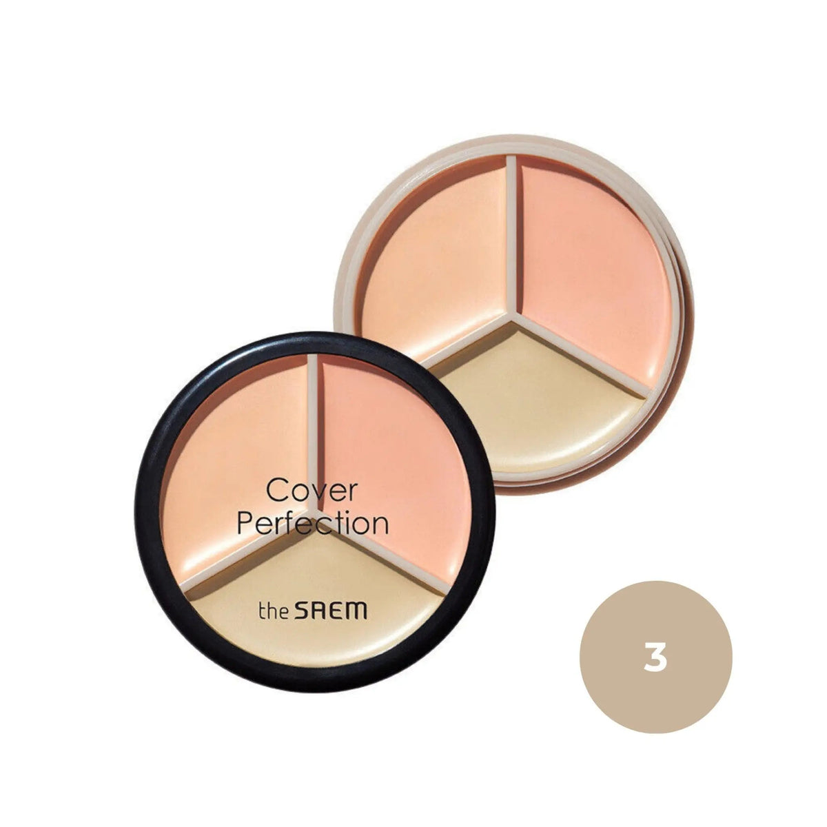 The Saem Cover Perfection Triple Pot Concealer (4 types)