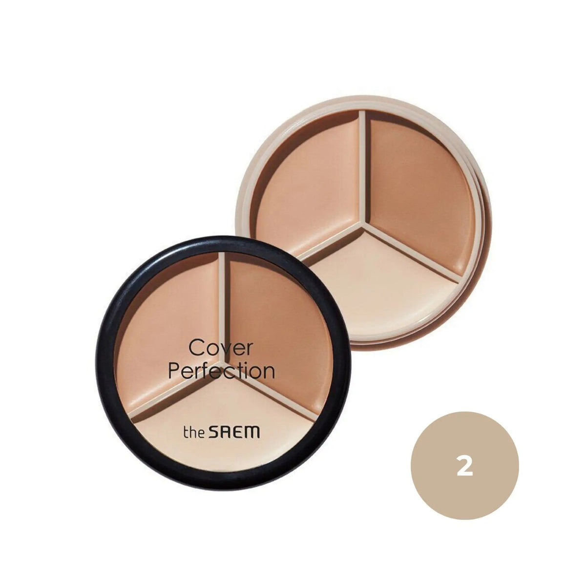 The Saem Cover Perfection Triple Pot Concealer (4 types)