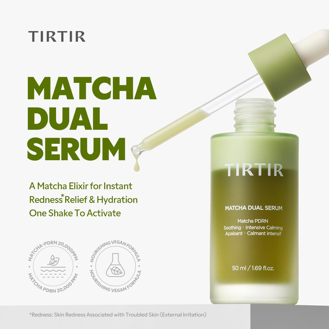 TIRTIR Matcha Calm & Glow Duo - Sensitive & Redness-Prone Skin