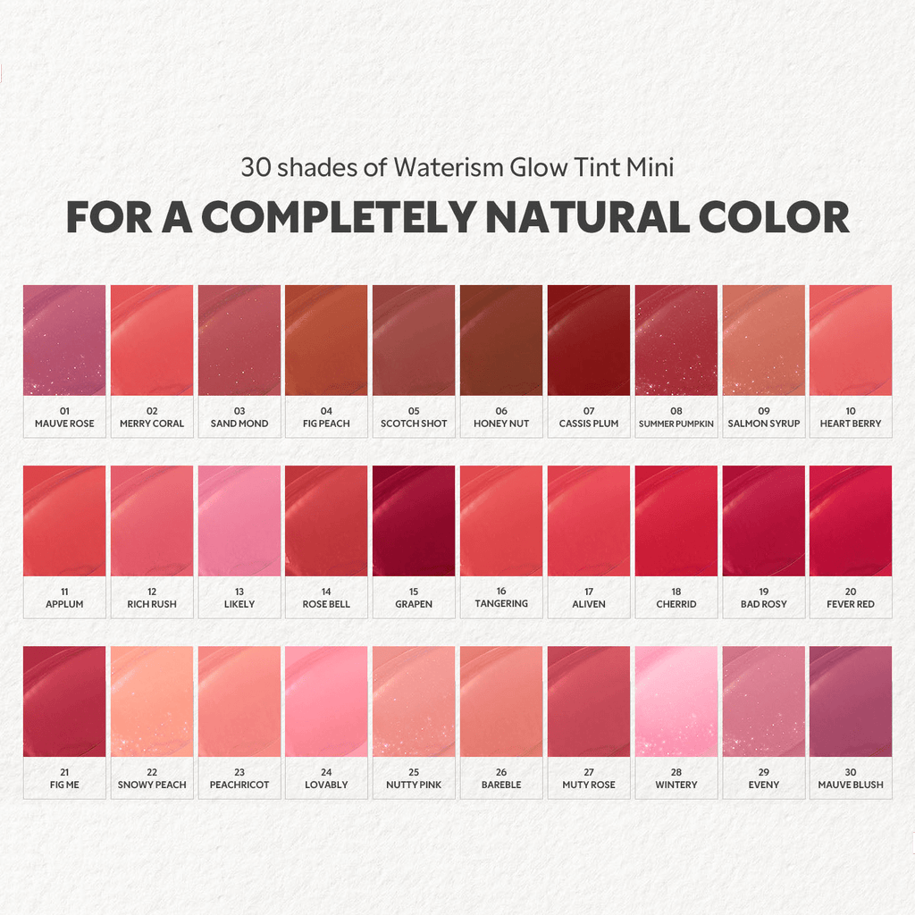 TIRTIR Waterism Glow Tint Mini (15 Shades)