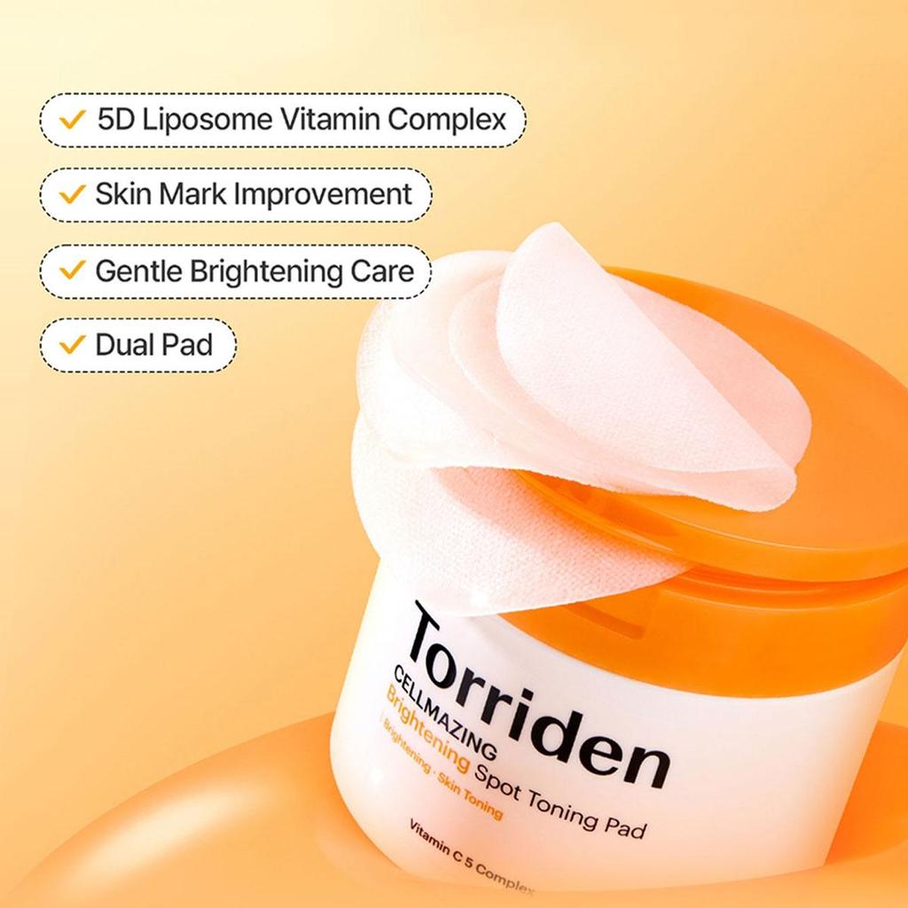 Torriden CELLMAZING Brightening Spot Toning Pad 70ea