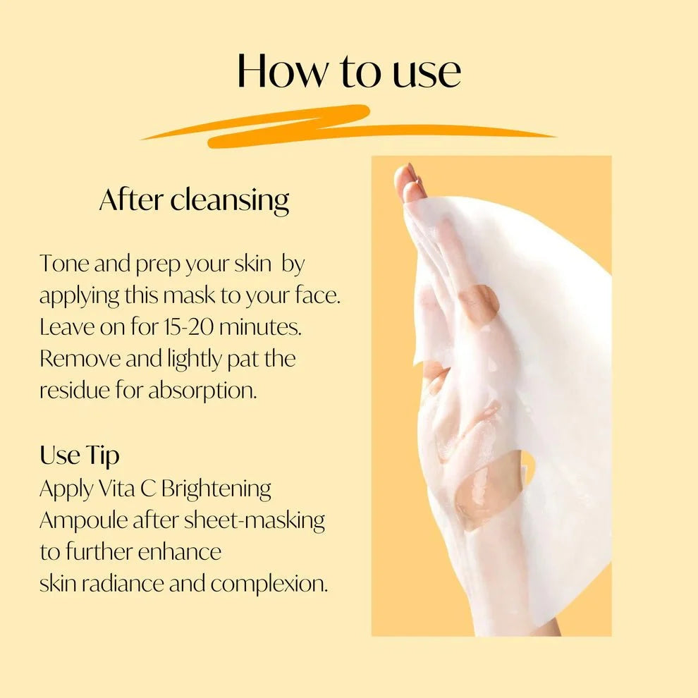 Torriden Cellmazing Vita C Brightening Mask (Box/Single)