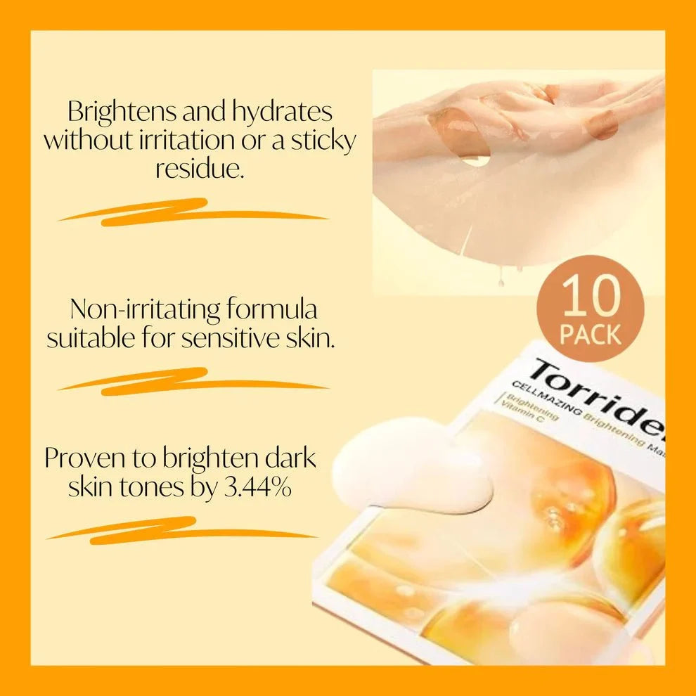 Torriden Cellmazing Vita C Brightening Mask (Box/Single)