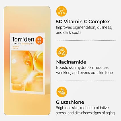 Torriden Cellmazing Vita C Brightening Mask (Box/Single)
