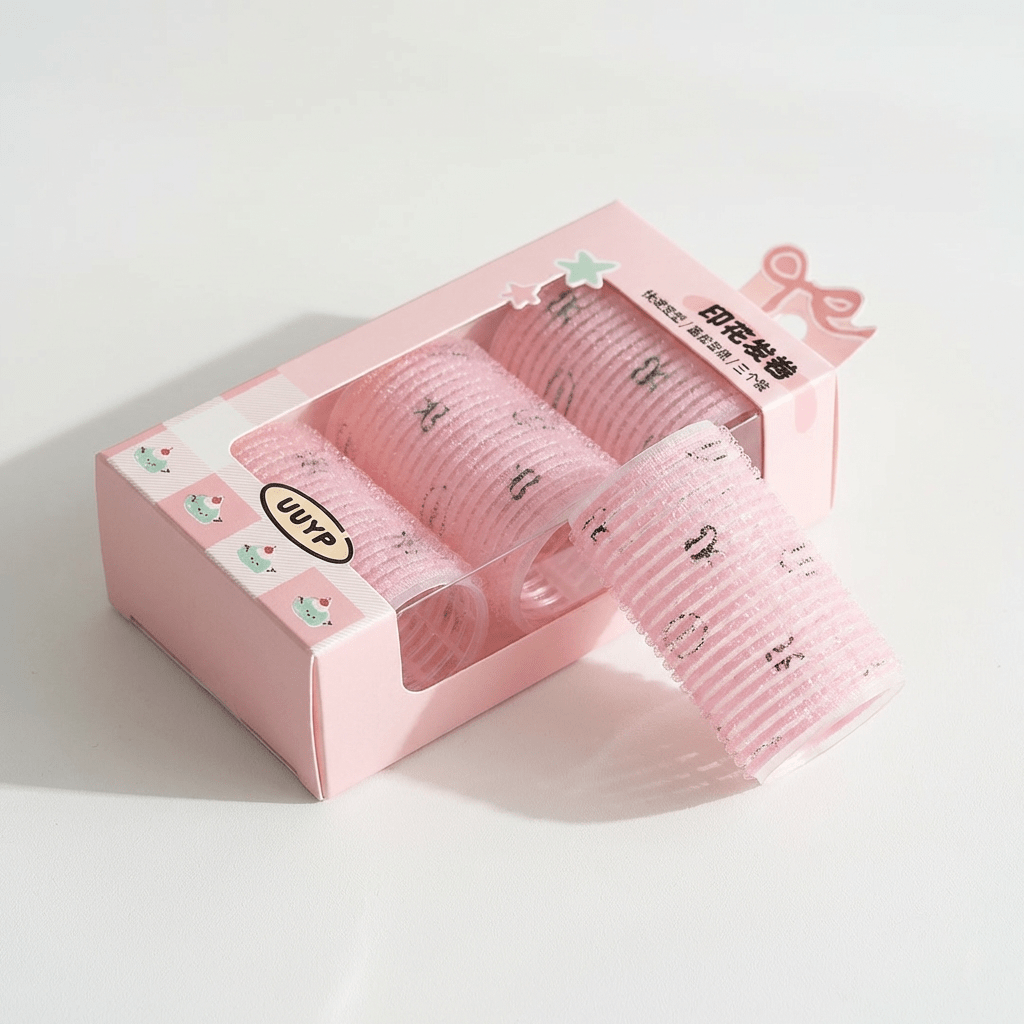 UUYP Printed Hair Curlers (3 Pieces)