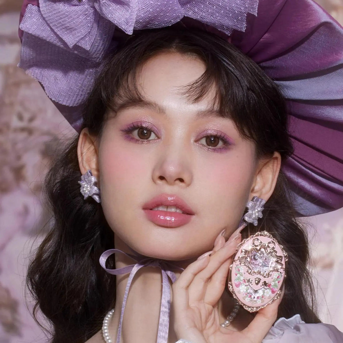 Flower Knows Violet Strawberry Rococo Embossed Blush (2 Shades)