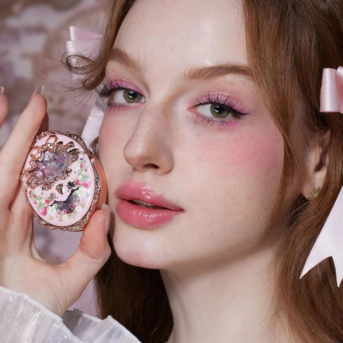 Flower Knows Violet Strawberry Rococo Embossed Blush (2 Shades)