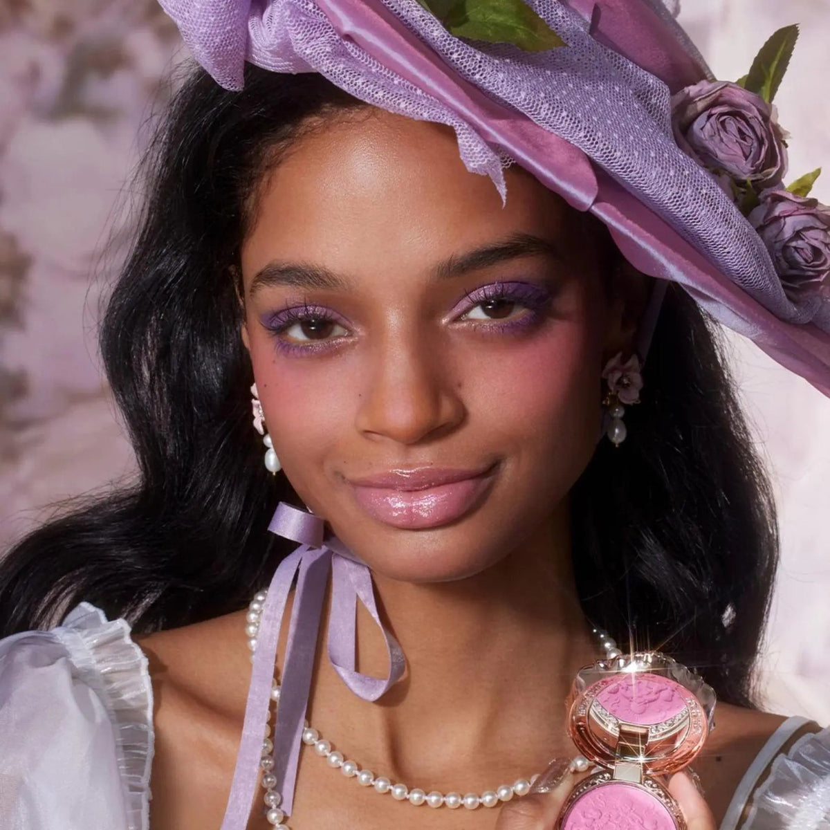 Flower Knows Violet Strawberry Rococo Embossed Blush (2 Shades)