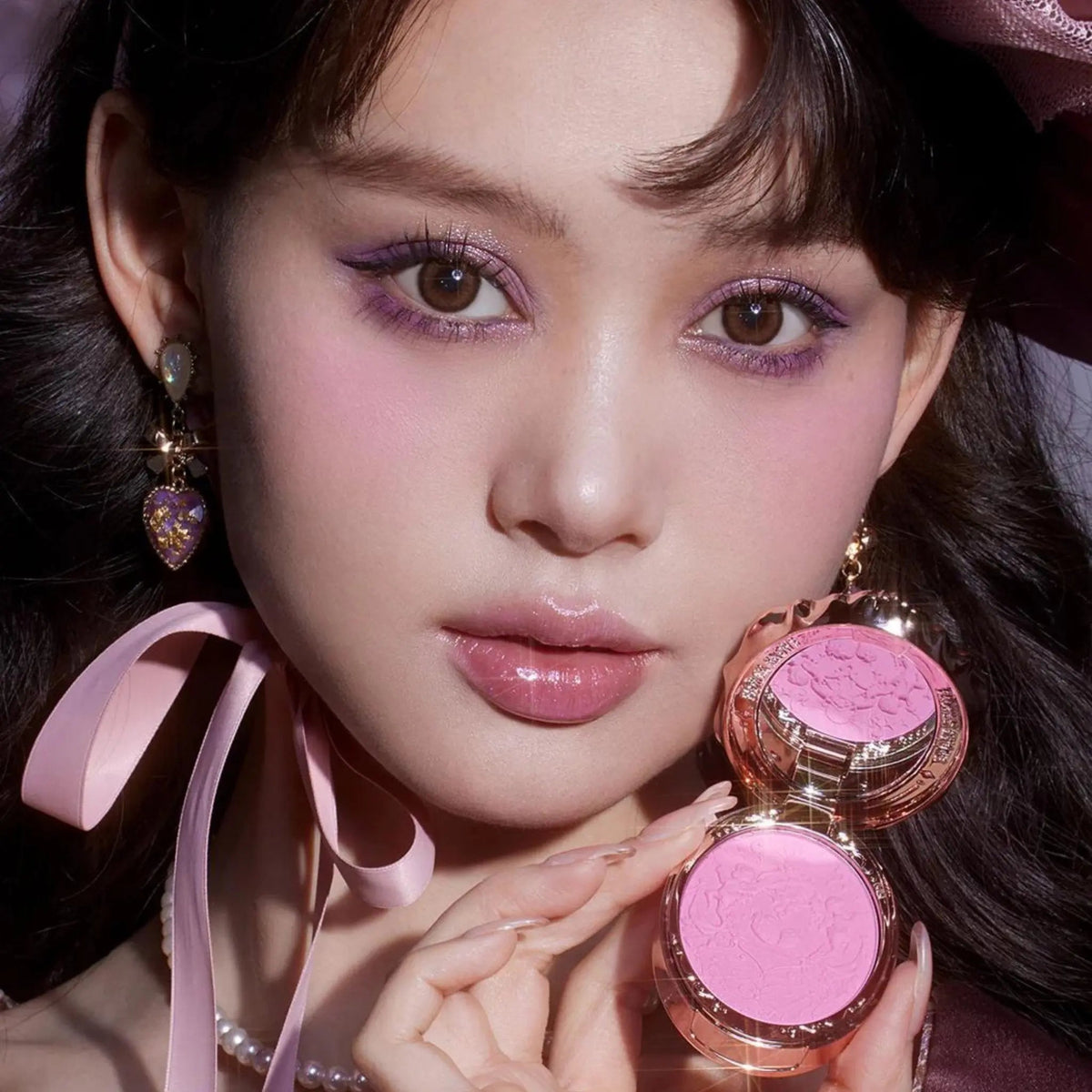 Flower Knows Violet Strawberry Rococo Embossed Blush (2 Shades)