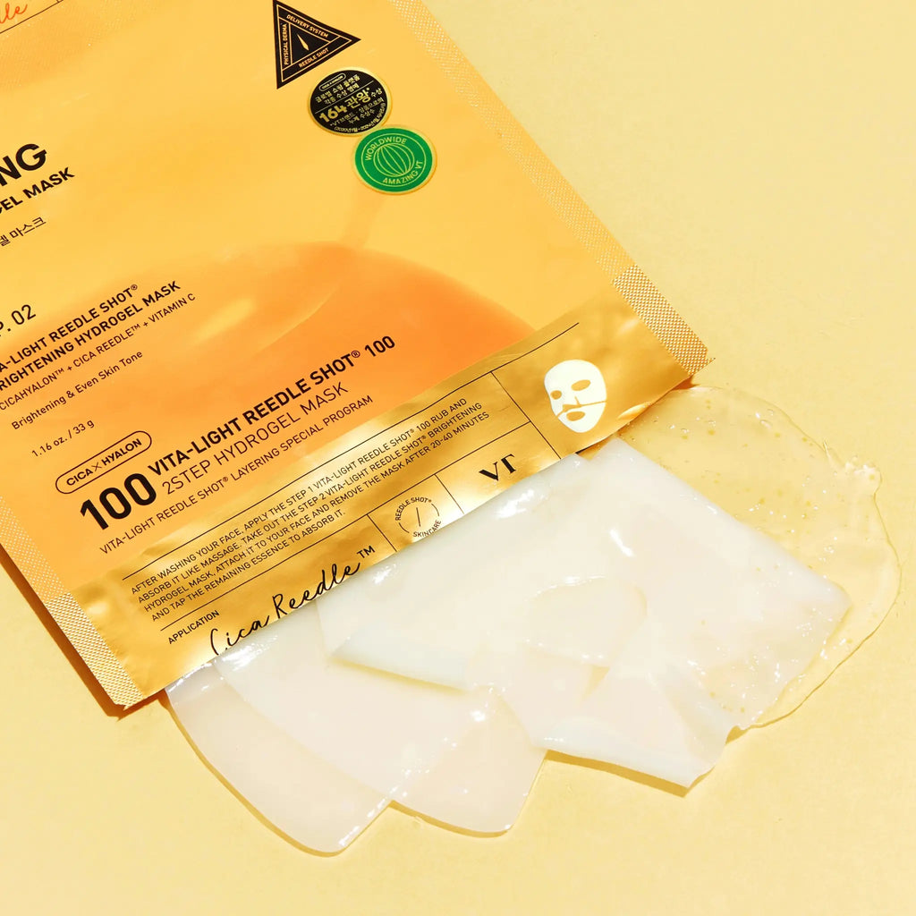 VT Vita-light Reedle Shot 100 2 Step Hydrogel Mask