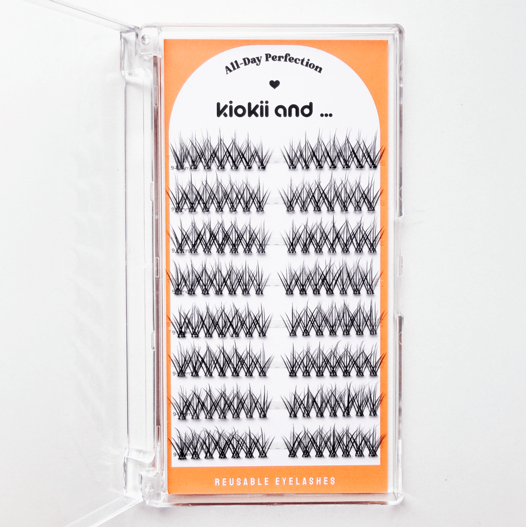 WINKALA Eyelash Book - Reusable & Glue Free (Crystal Manga) 9mm-12mm