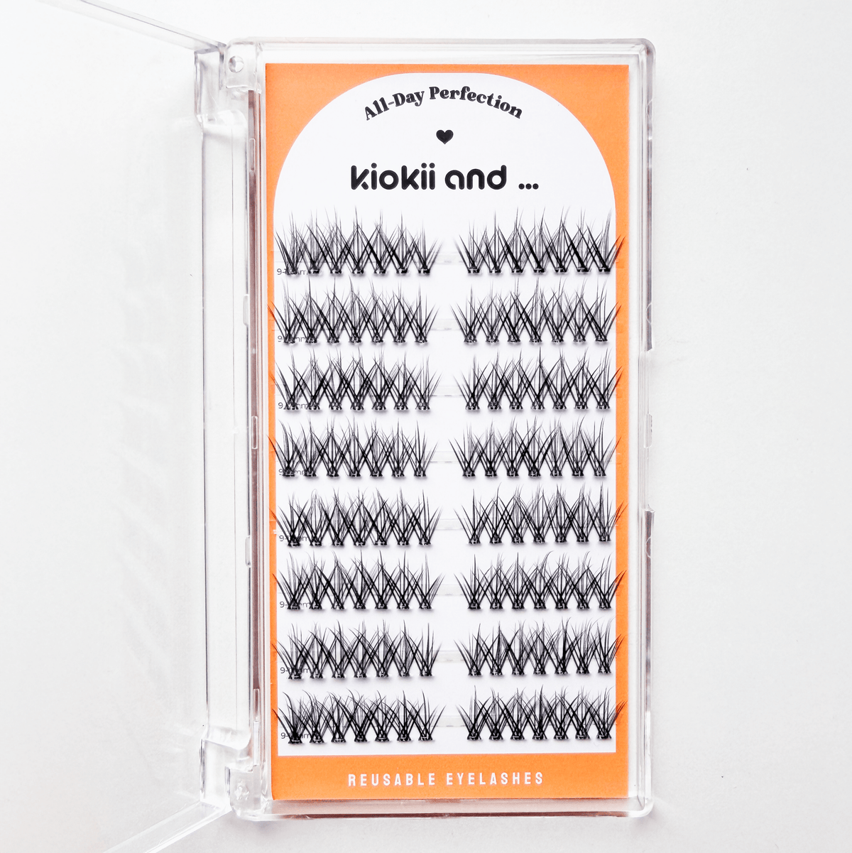 WINKALA Eyelash Book - Reusable & Glue Free (Crystal Manga) 9mm-12mm