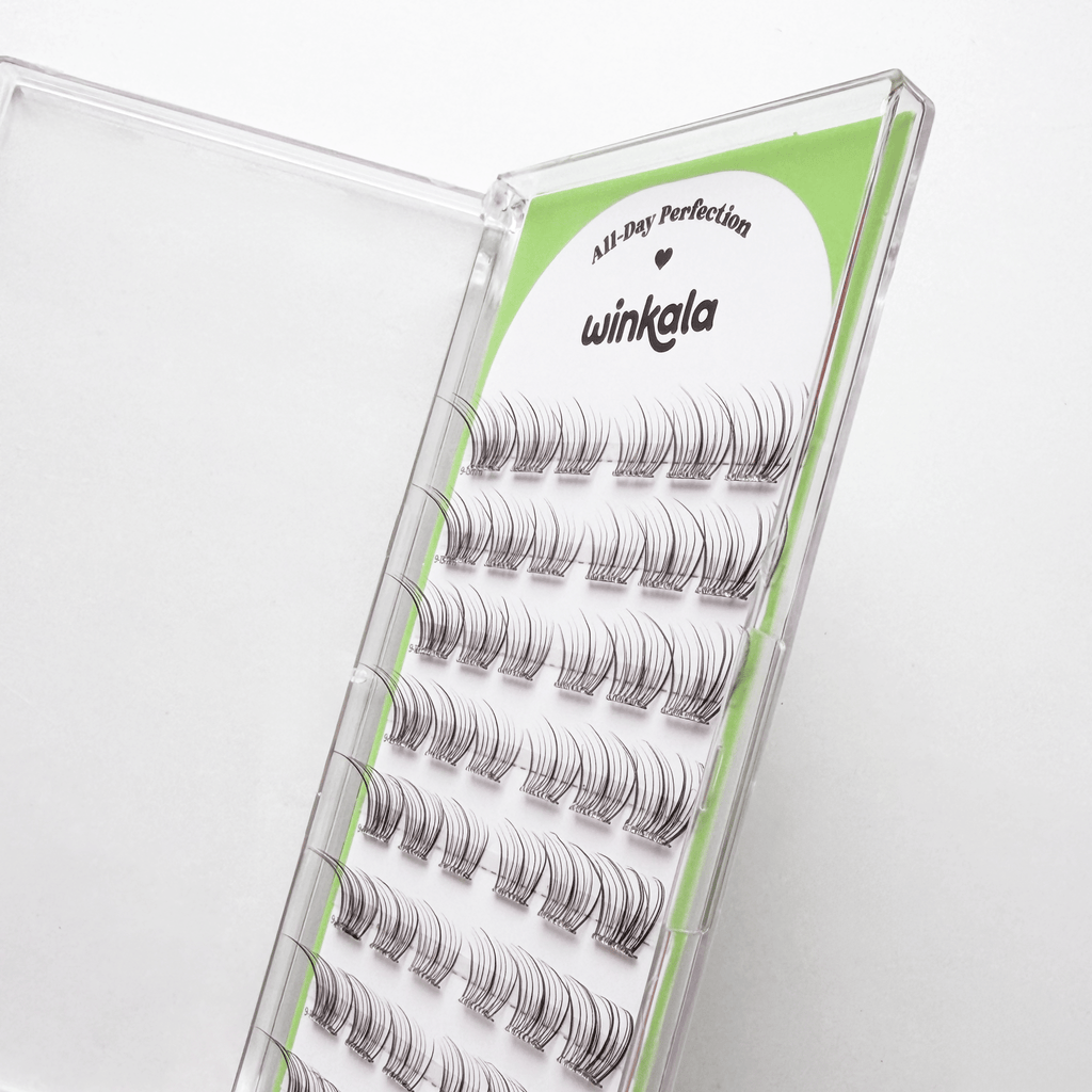 WINKALA Eyelashes Book - Reusable & Glue Free (Lightweight Natural) 9mm-13mm